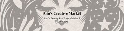 Ann's Creative Market
Beauty Pro Tools, Guides, Workbooks, Calm & supportive tools for beauty pros. 