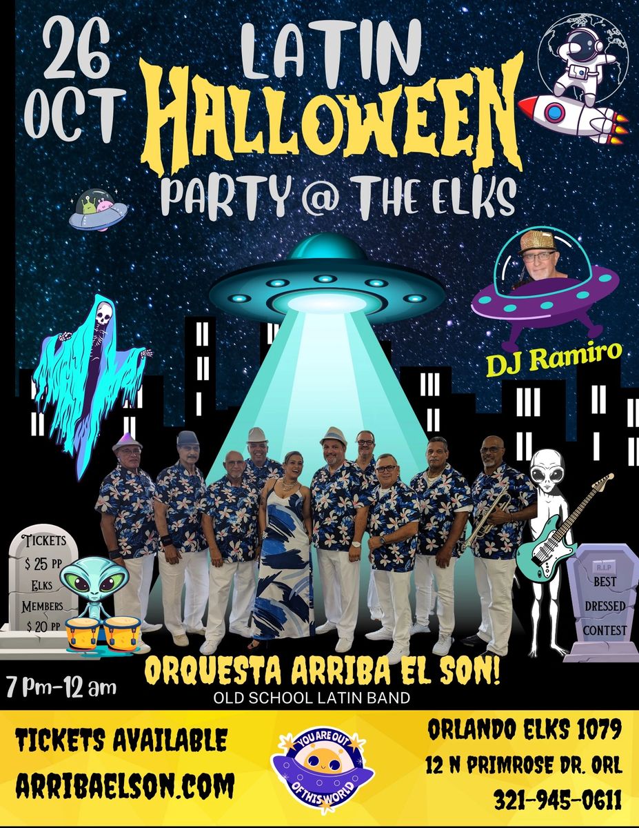 Latin Halloween Party Costume Contest