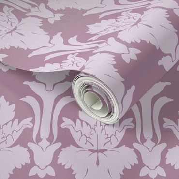 Purple damask wallperp