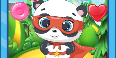 Mandi Pandi Saves Candy Land, mobile game Marquee