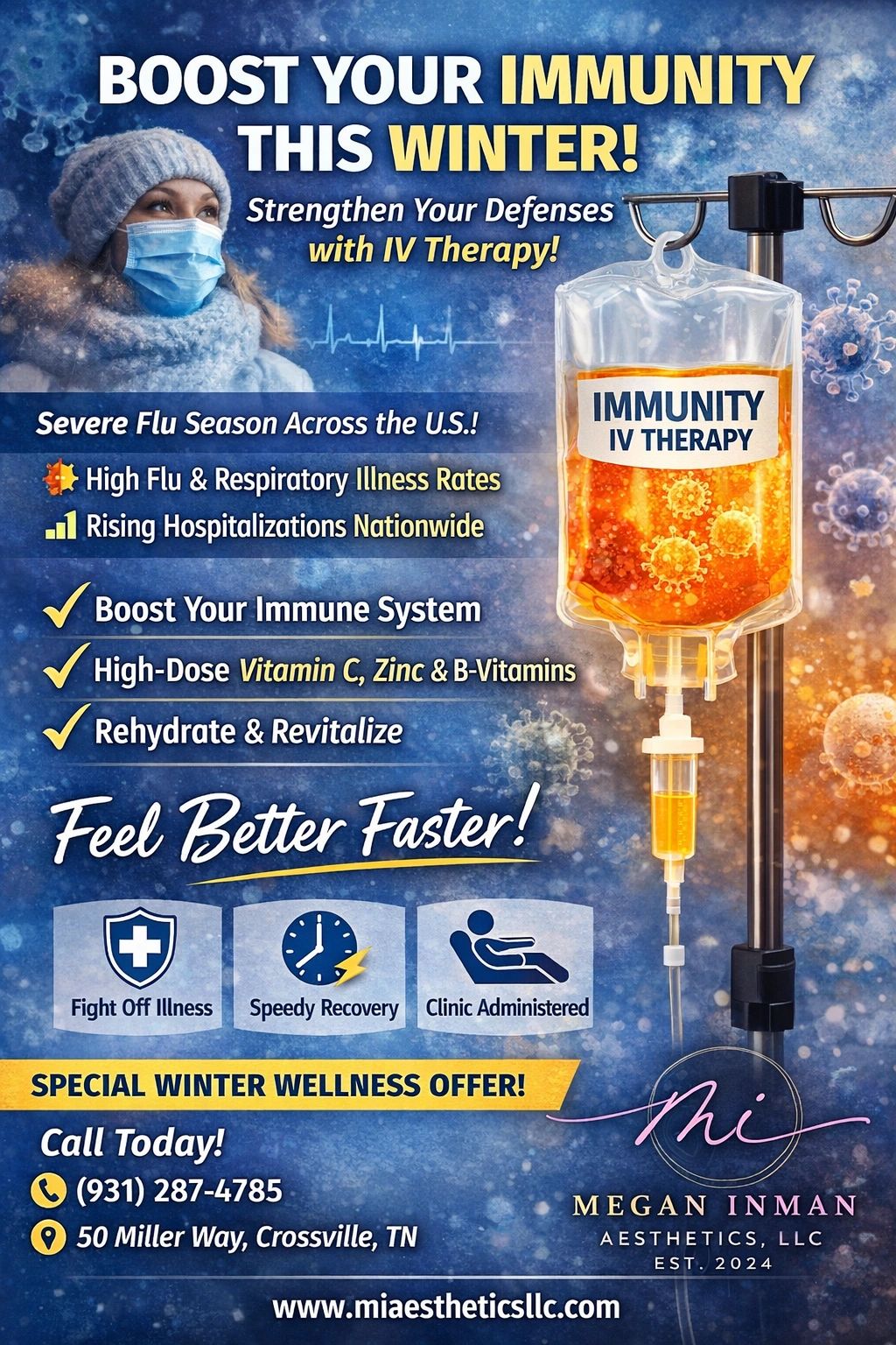 Recover faster from colds, flu, or respiratory symptoms!

