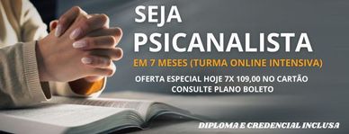 seja psicanalista em 7 meses 
curso online de psicanalise 
abratep 