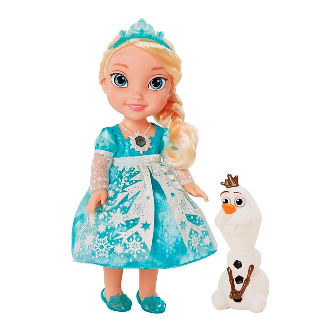 Muñeca Elsa Frozen Snow Glow 30 Cm Canta Habla Español