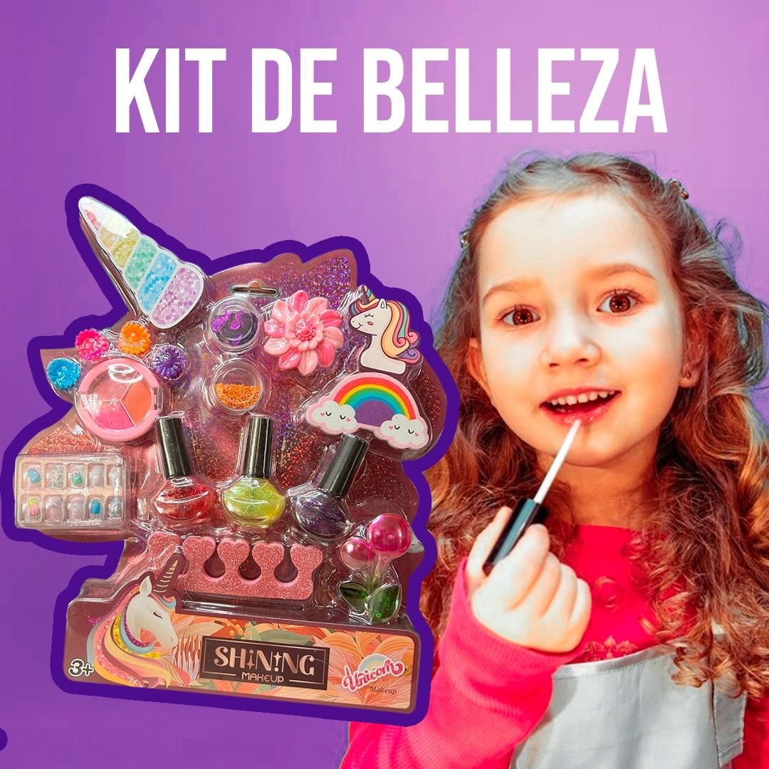 Set De Maquillaje Unicornio Para Niñas 15 Piezas Set De Maquillaje Unicornio Para Niñas 15 Piezas