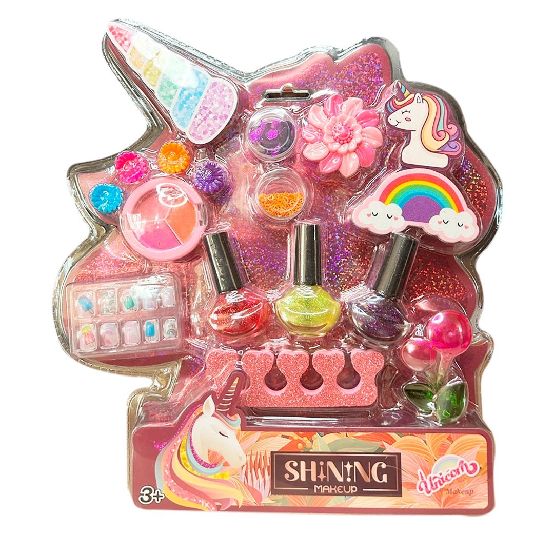 Set De Maquillaje Unicornio Para Niñas 15 Piezas Set De Maquillaje Unicornio Para Niñas 15 Piezas