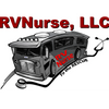 Logo of RVNurse, LLC featuring an RV with a stethoscope and the text 'To the RESCUE'.