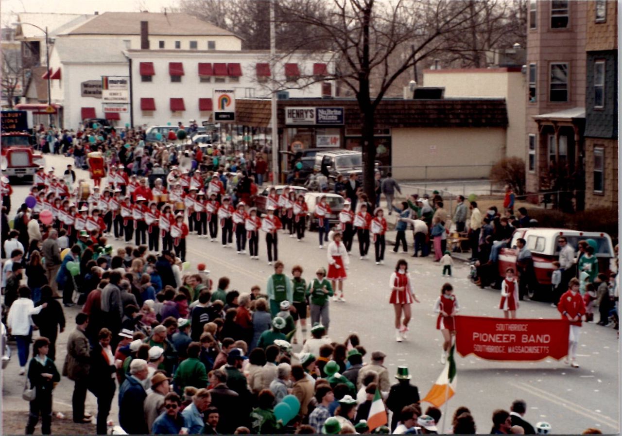 Worcester's St. Patrick's Day parade in the early '90s (photo submitted)