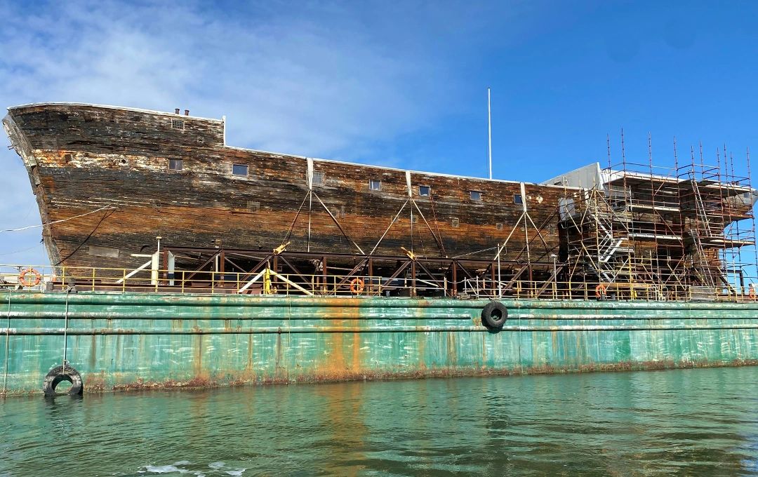 Clipper Ship City of Adelaide restoration
