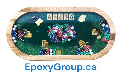 Epoxy Poker Table, Epoxy Gaming Table - Toronto, Ontario