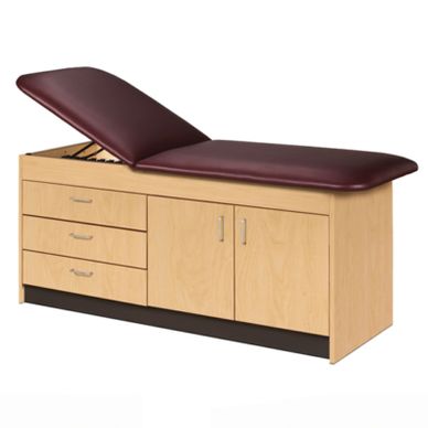 Clinton cabinet style treatment tables provide a great combination of clinical functionality, comfor