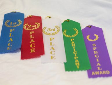5 different colored ribbons