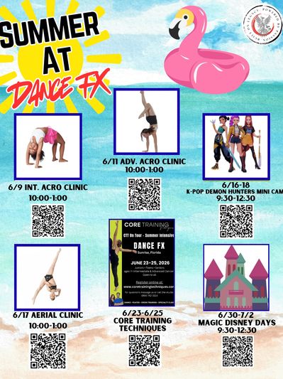 QR codes for our June events.