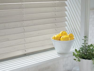 Hunter Douglas wood blinds, Parkland wood blinds, 2 inch wood blinds, faux wood blinds, window blind