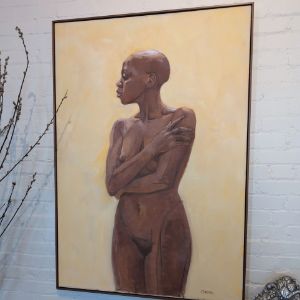 Nude Female Figure Painting