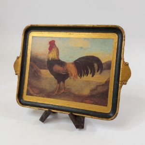 Vietri Rooster Tray