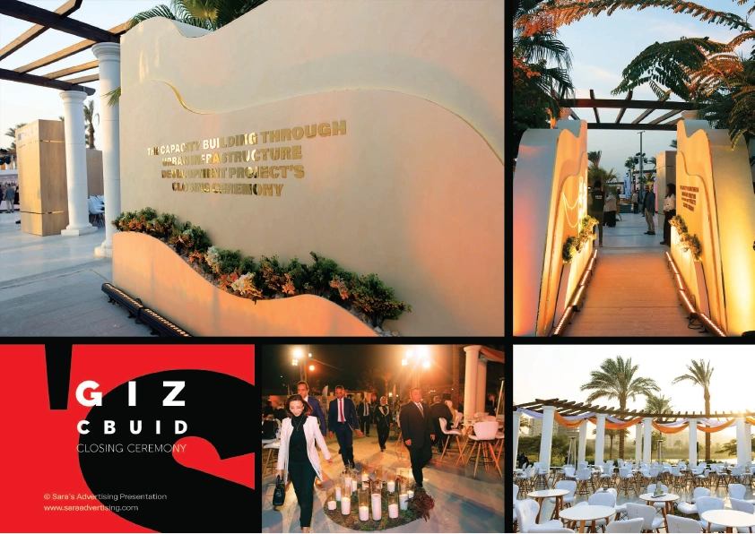 Giz egypt cbuid closing cermony event by sara communications ,sara event,sara advertising