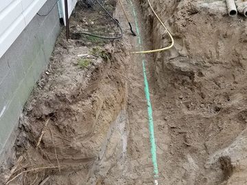 Spot correction and full building sewer/sewer main replacement, Mr. Pipes Plumbing & Heating in Sudbury ON