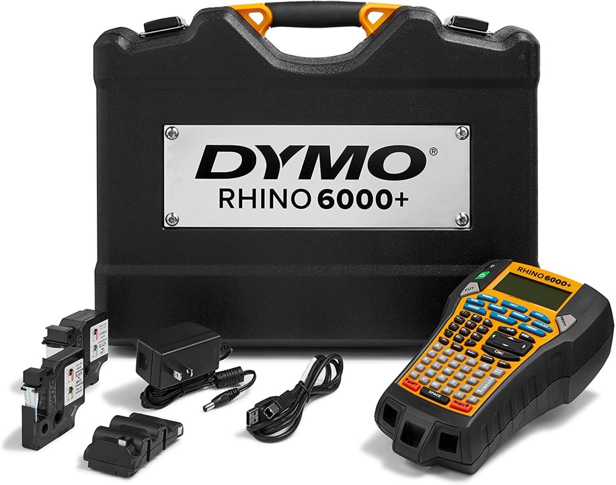 DYMO Rhino 6000+ Industrial Label Maker, Computer Connected Label Maker ...