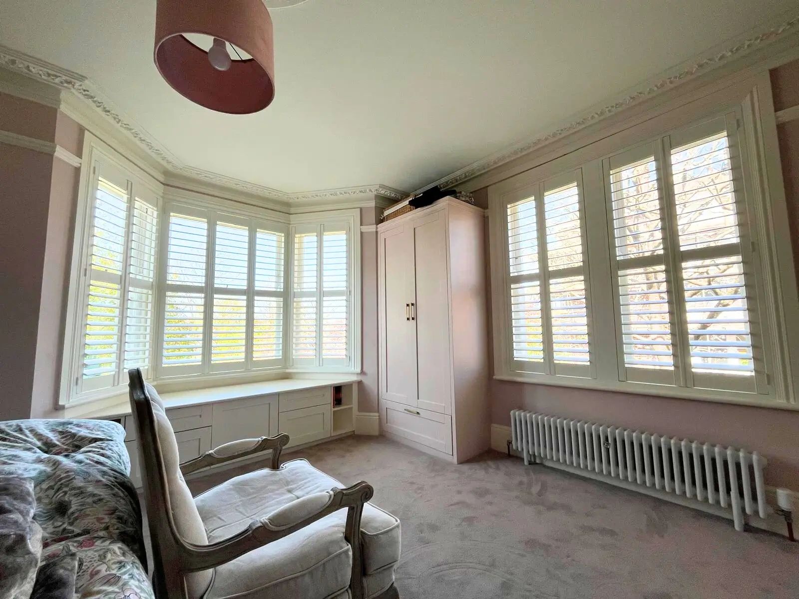 bedroom window shutters in kent