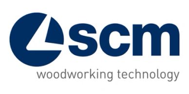 SCM woodworking technology logo.
