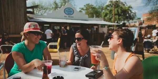 Brunch at the friendly spot with mimosas, friendly punch, house made micheladas & brunch food items.