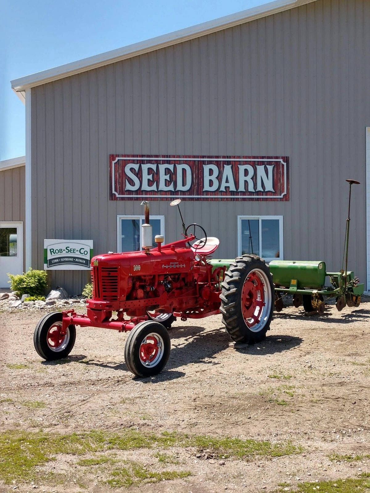 Vintage Kruger Seed Co Dike Iowa Louisville Mfg Co Made in USA