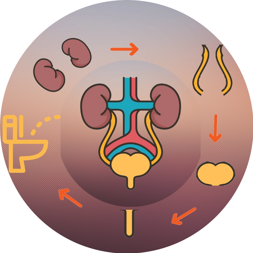 ¿Cuáles son las vías urinarias?