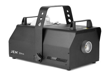 MARTIN JEM ZR 45
Largest smoke output in its class runs on 120 volt 20 amp circuit.
Best for large e