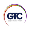 Logo of Global Trade Chamber with colorful arcs.