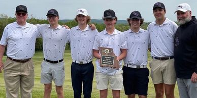 Custom polos for CBC High School Golf team provided by 31FORE