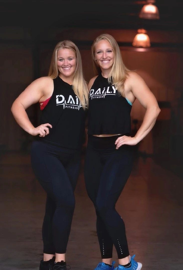 The Daily sisters, owners and trainers at Daily Fitness
