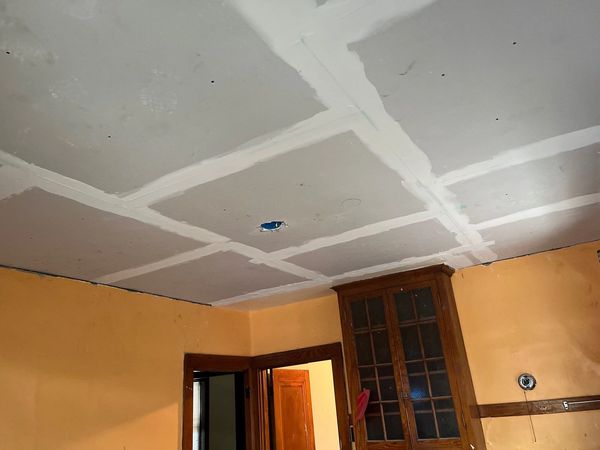 Our Team installed flawless new drywall providing a smooth healthy foundation for this homes renewal