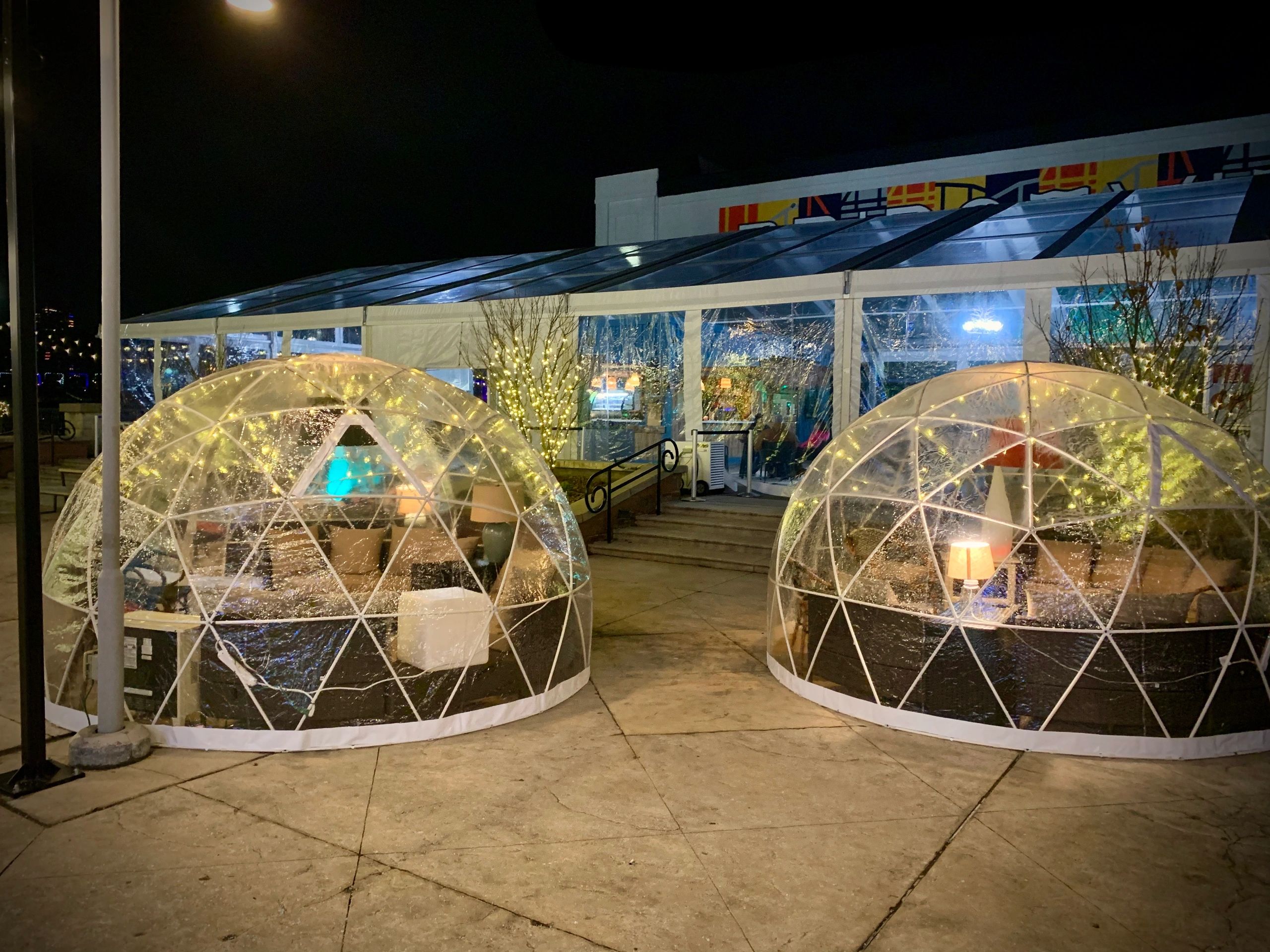 Reserve an Igloo KonTiki on the Levee