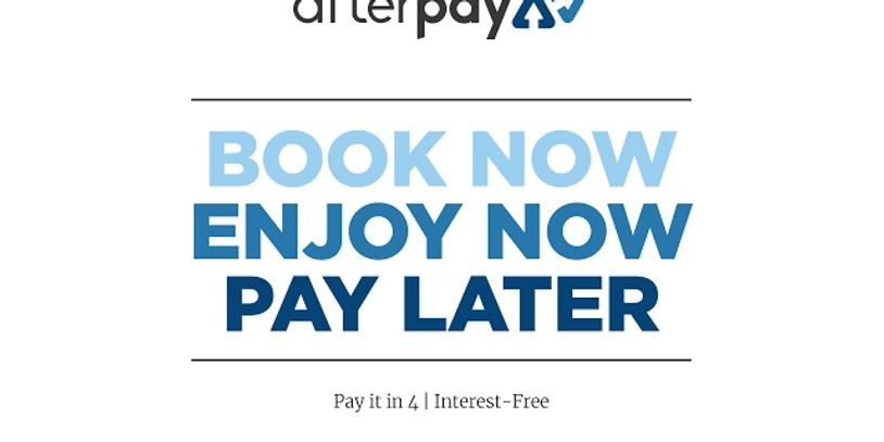 Afterpay payment options available