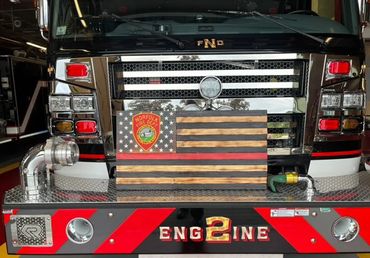 Thin Red Line American Flag