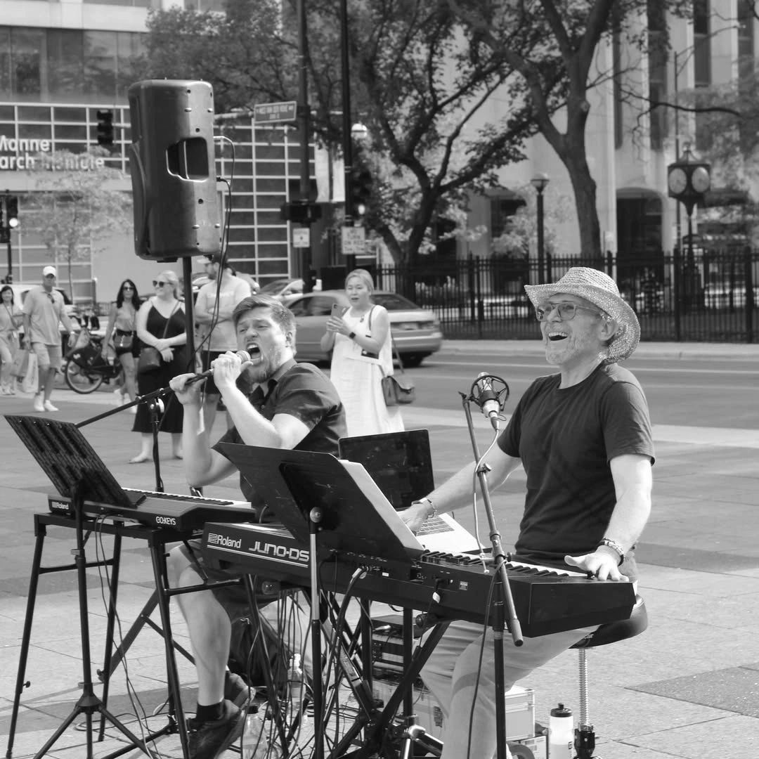 Beatles singalong in the heart of Chicago.