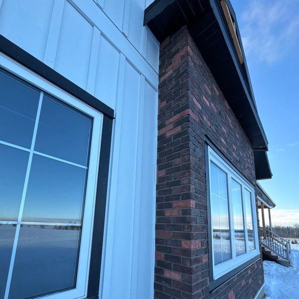 exterior siding and brick renovation