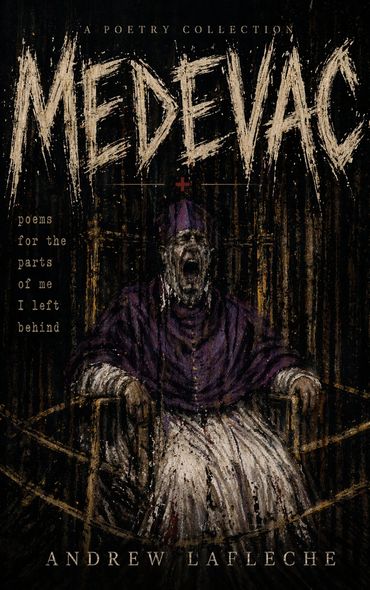 A composite image of a book cover that shows a Study after Velázquez’s Portrait of Pope Innocent X.