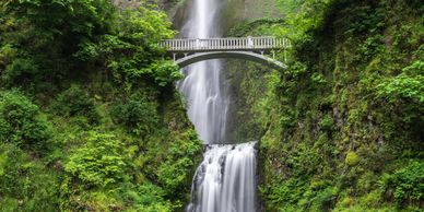 Image of Multnomah Falls, Oregon. Photo credit: Blake Verdoorn on Unsplash