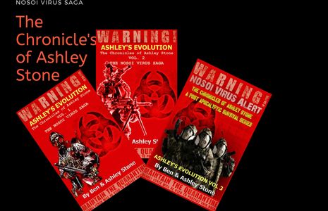 America’s deadliest bio-weapon, the NOSOI Virus, Follow V1-3 of the Chronicles of Ashley Stone