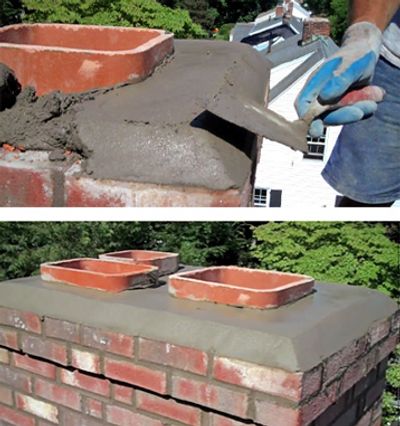 Chimney crown repair