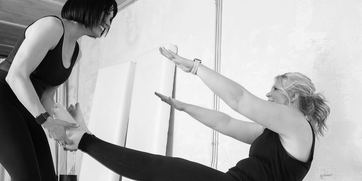 Private pilates with Juanita Ostrem at Aspen & Pine Pilates in Montana