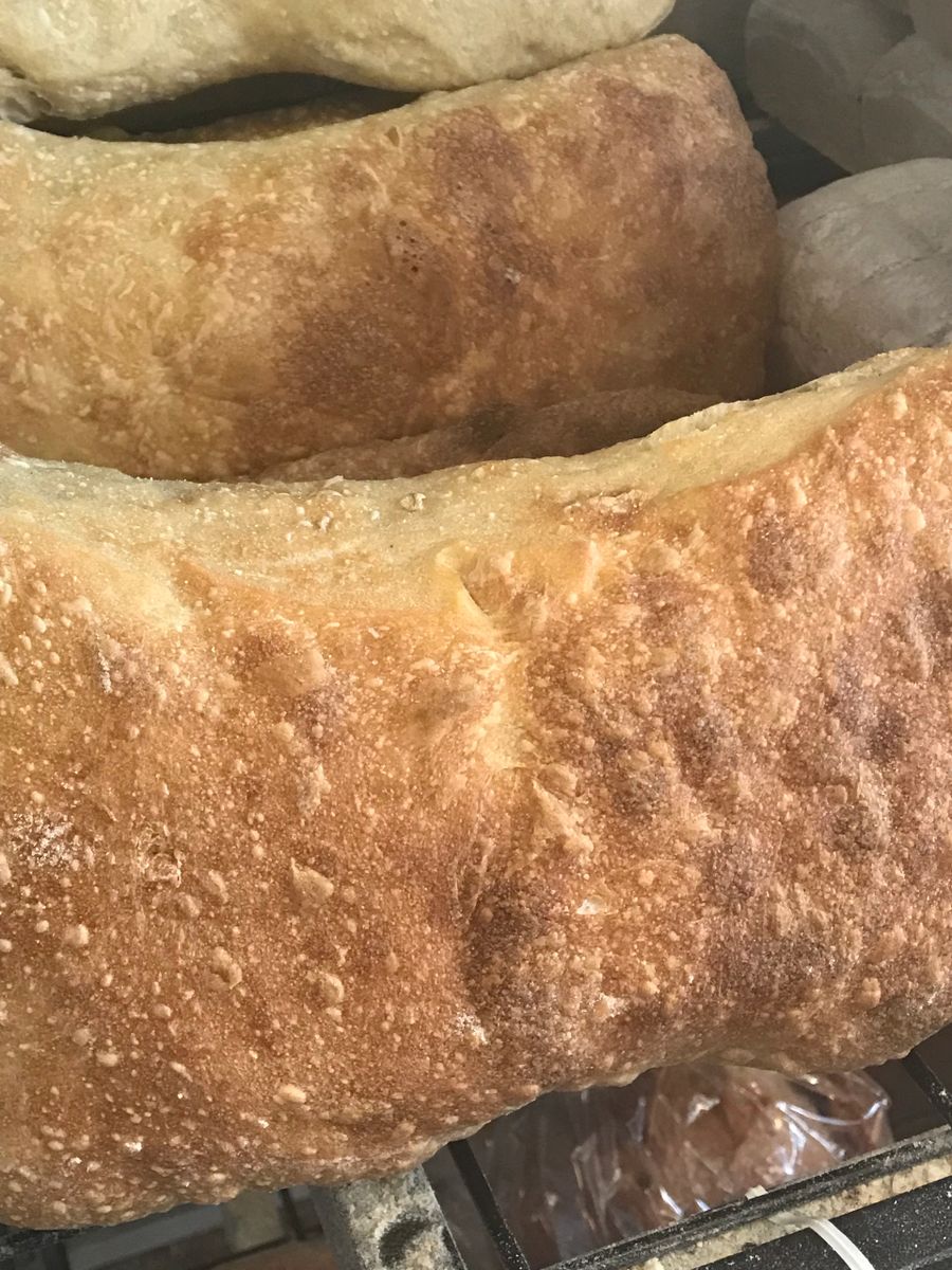 Ciabatta - pronounced Chuh-baa-tuh - a true Italian slipper bread