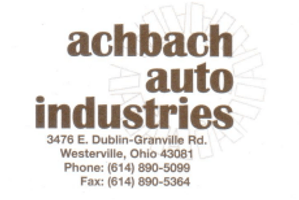 Achbach Auto Industries, LLC