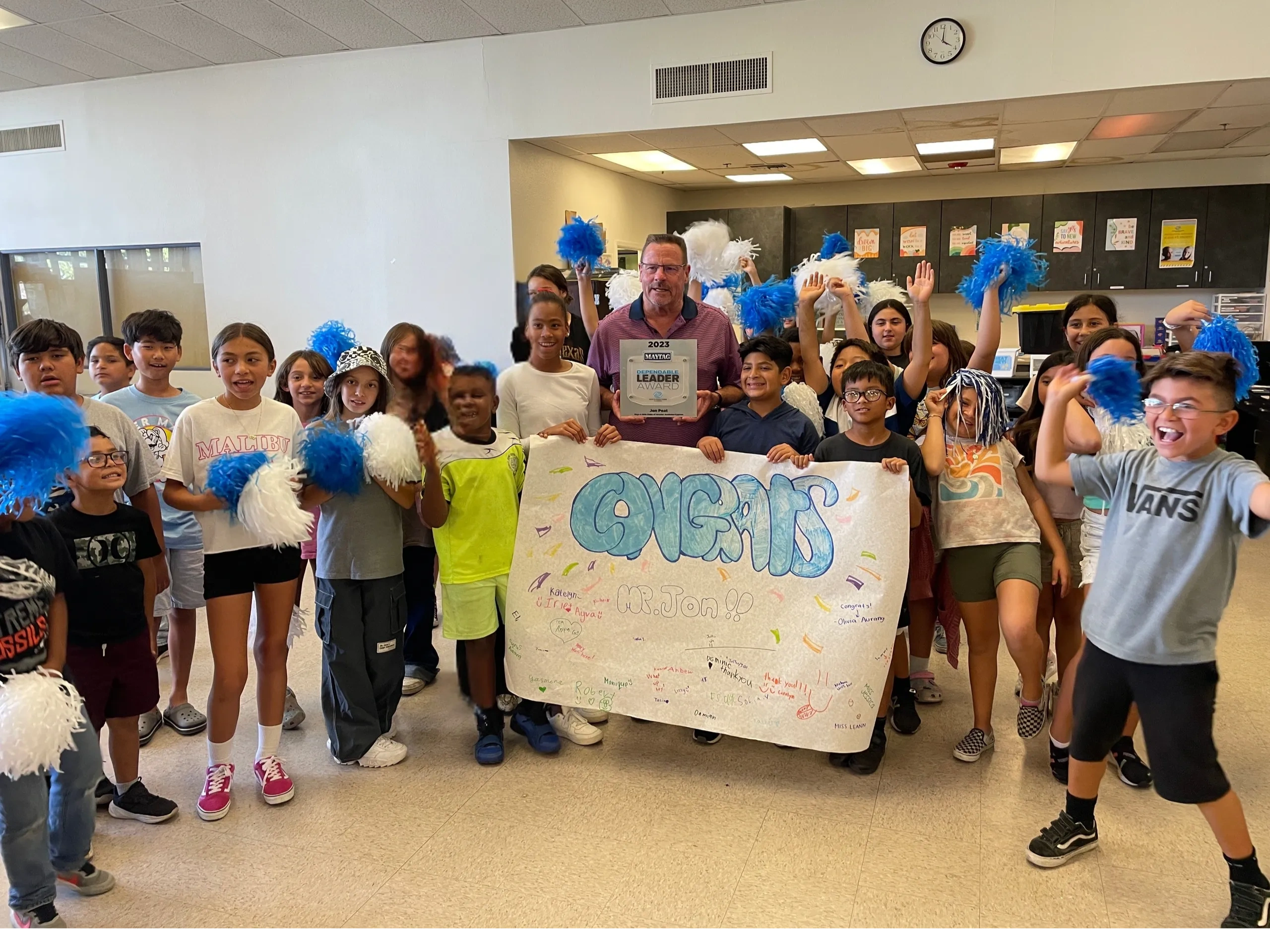 Boys & Girls Club Maytag Dependable Leader Award for displaying extraordinary commitment to youth 