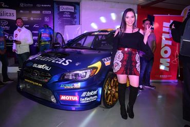 Presentación del Subaru WRX STI del Quálitas Subaru Rally Team.