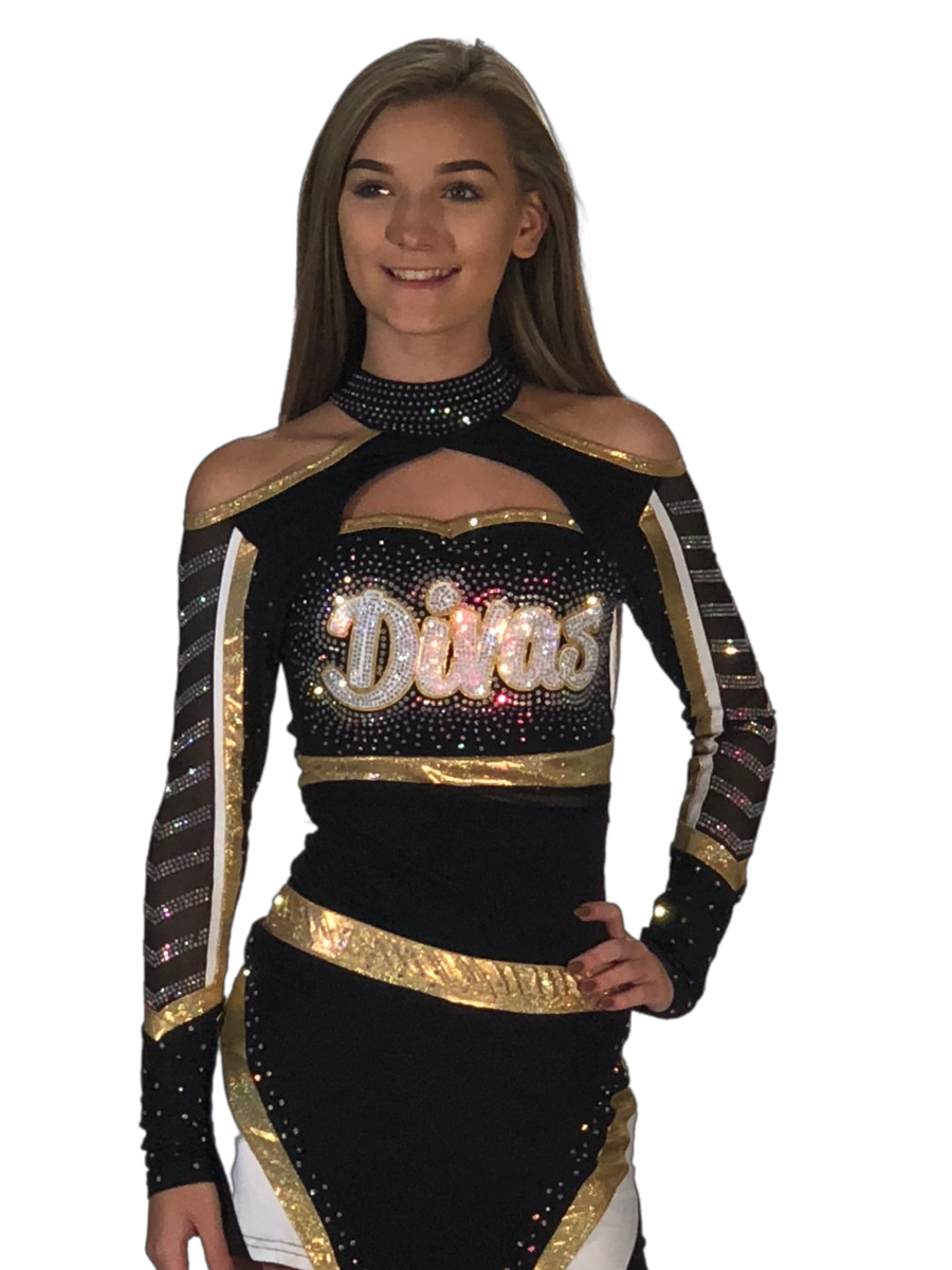 EBI-DIVA Custom Made All Star Cheer Uniforms By Extreme Bling It Inc