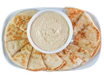 Hummus Dip with Garlic Pita