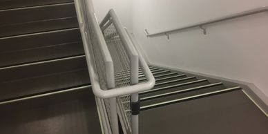 Anti Slip Metal Stair Edge Protectors , 1.8mm Aluminum Stair Trim