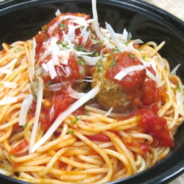 Spaghetti and meatballs
